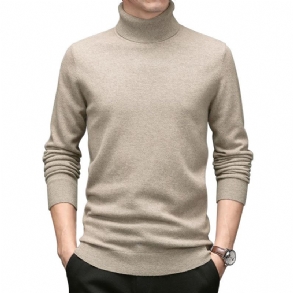 Turtleneck Férfi Pulóver Thick Section Slim Fit