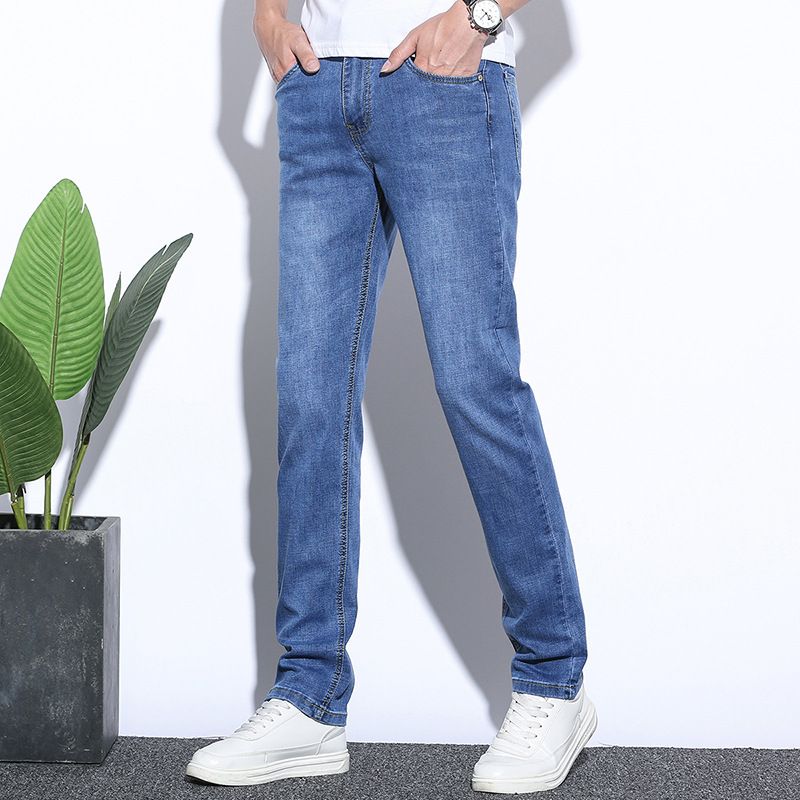 Stretch Farmer Férfi Slim Fit Straight Trendi Alkalmi