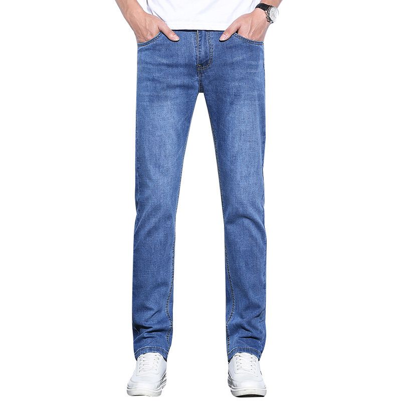 Stretch Farmer Férfi Slim Fit Straight Trendi Alkalmi