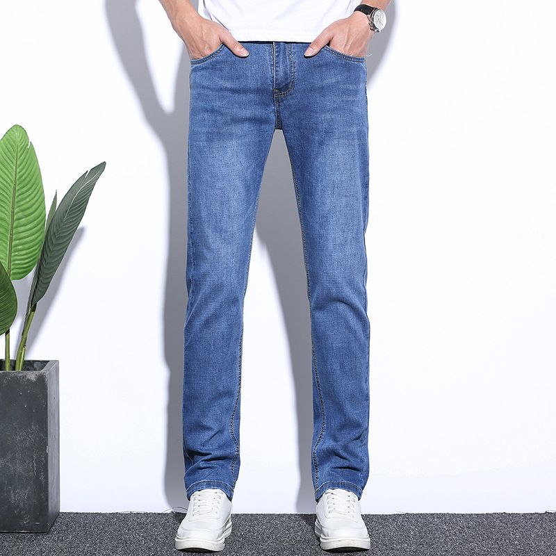 Stretch Farmer Férfi Slim Fit Straight Trendi Alkalmi