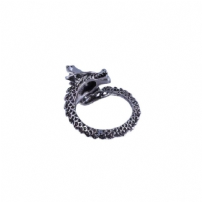 Retro Dragon Ring Férfi Domináns Egy Nyílással Divatos És Női Mutatóujj Gyűrű