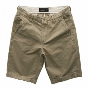 Cargo Shorts Egyszínű Fashion Trend Five Point Alkalmi Nadrág