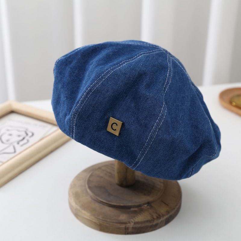 Divat Kis Belle Kalap Stílus Festő Retro Farmer Beret Lányok