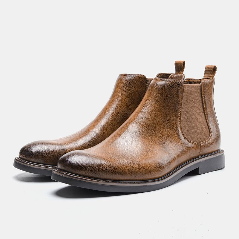 Férfi Chelsea Boots Cipők Színes Stílusos Retro Nagy Méretű Bokacsizmák