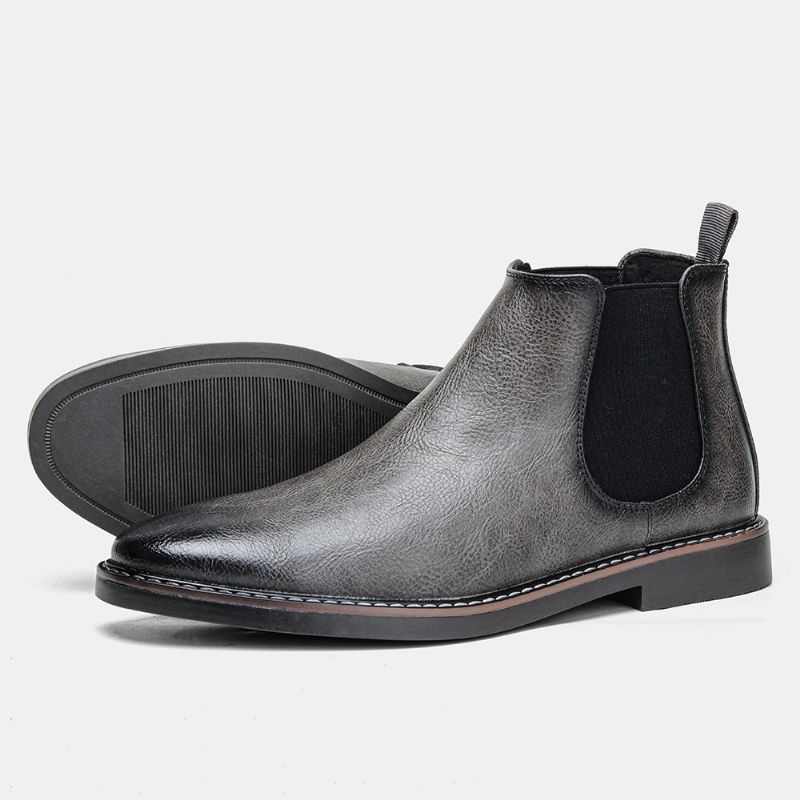 Férfi Chelsea Boots Cipők Színes Stílusos Retro Nagy Méretű Bokacsizmák