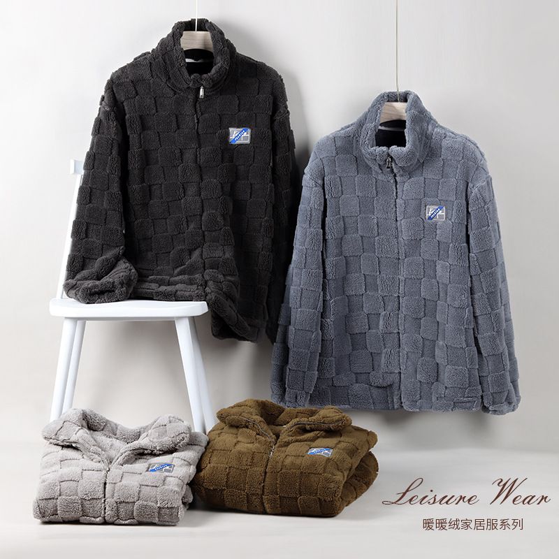 Pizsama Férfi Flanel Teens May Loungewear Szettek