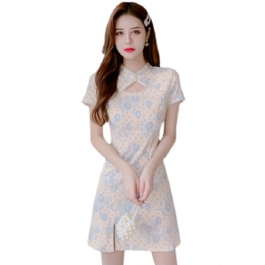 Cheongsam Ruha Női Sifon Virágos