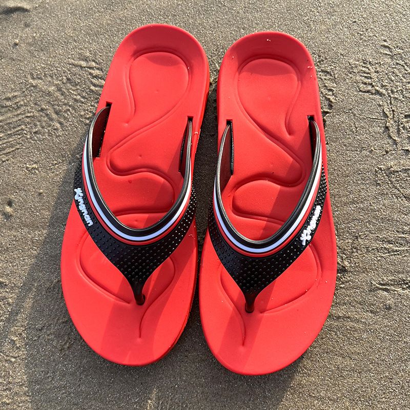 Flip-flop Nyári Csúszásmentes Kopásálló Alkalmi Divat Szandál Papucs Férfi Személyre Szabott Strandcipő