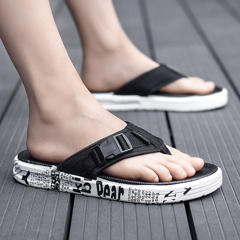 Nyári Új Beltéri És Kültéri Strand Trend Divat Eva Flip-flop Szandál Papucs Cipő Férfi